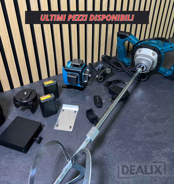 Livella laser 16 linee + Miscelatore 1600W